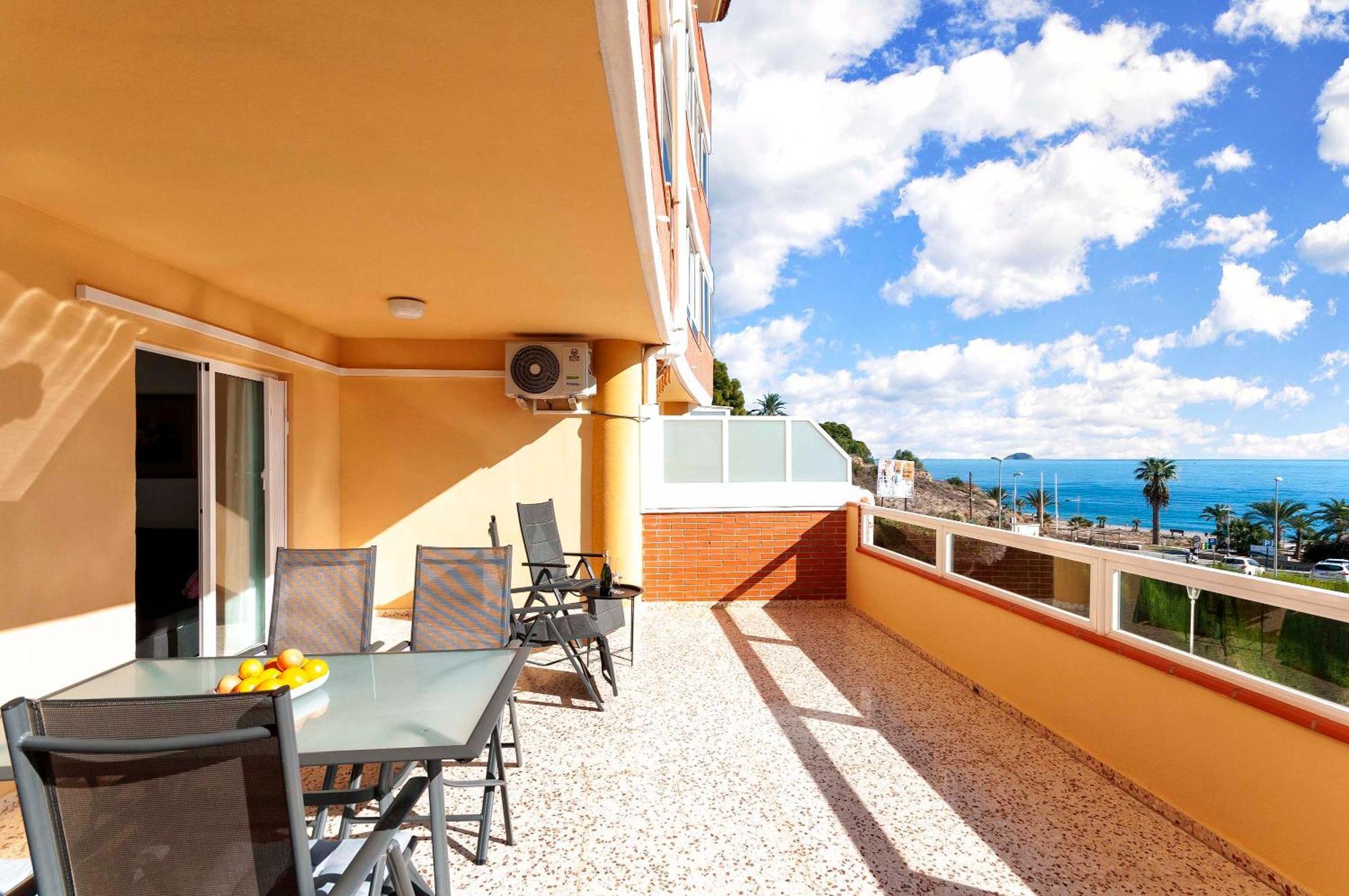 Primera Linea, Gran Terraza, Maravillosas Vistas, Alto Standing Villajoyosa Bagian luar foto