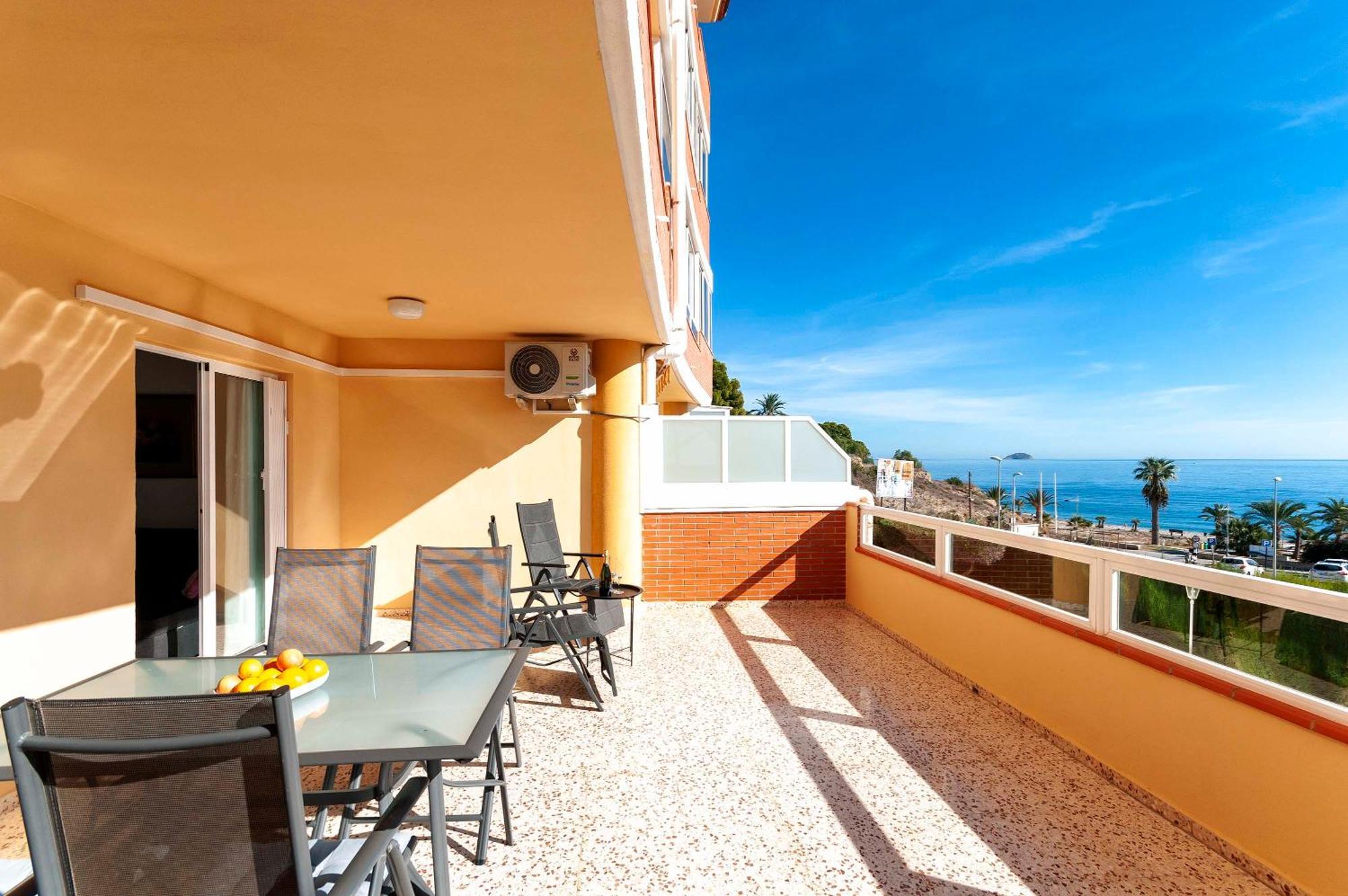 Primera Linea, Gran Terraza, Maravillosas Vistas, Alto Standing Villajoyosa Bagian luar foto