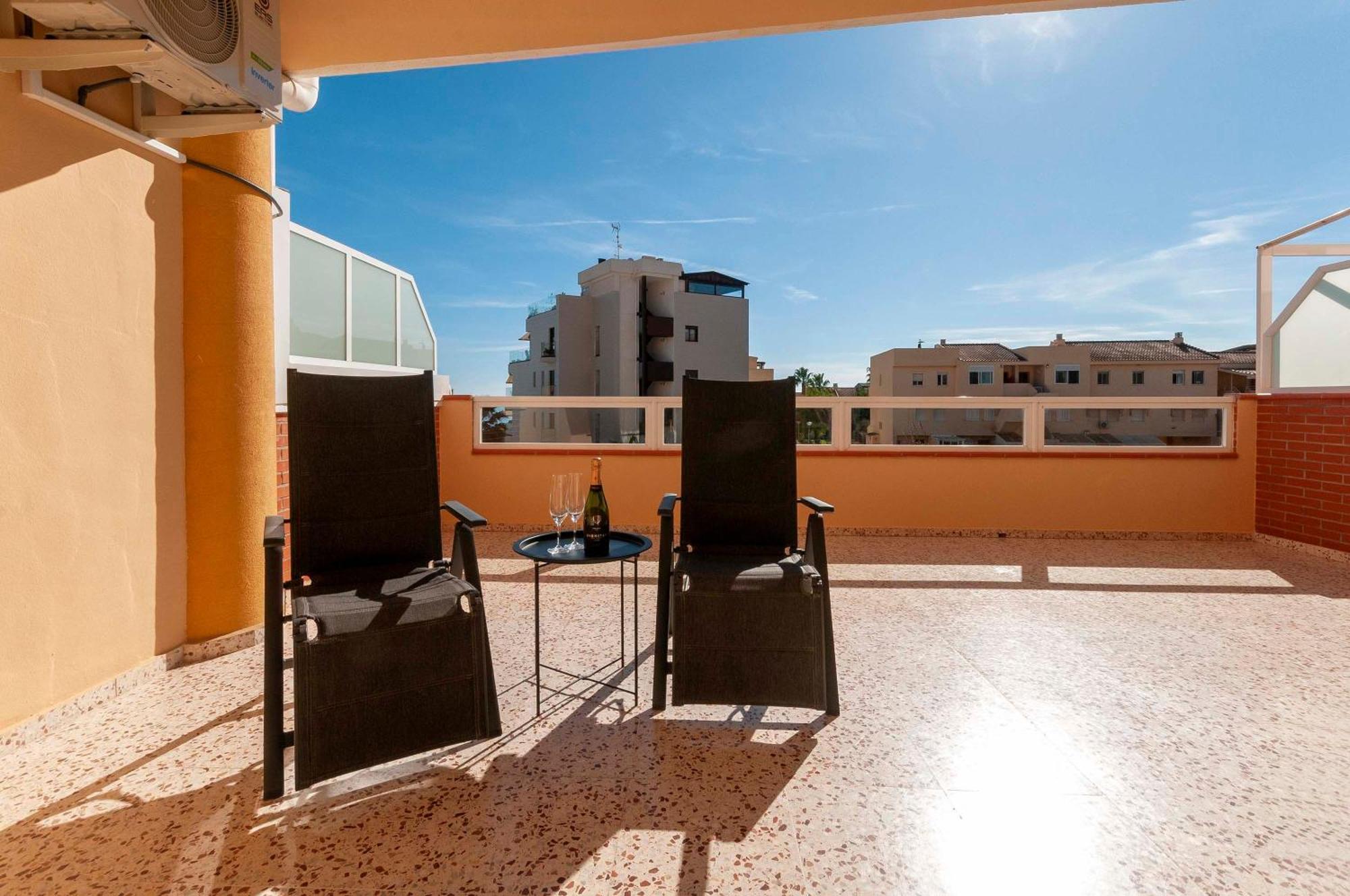 Primera Linea, Gran Terraza, Maravillosas Vistas, Alto Standing Villajoyosa Bagian luar foto